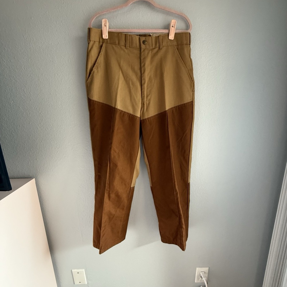 BOB ALLEN Double Knee Canvas Brush Hunting Shooting Pants 36x29 Vintage USA Made